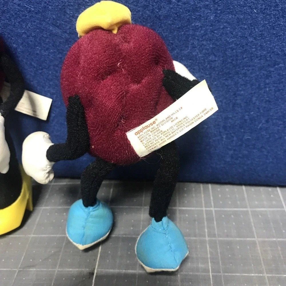 4 California Raisins Flocked Applause Bendable Plush‎ 1 PVC Walker Not Working